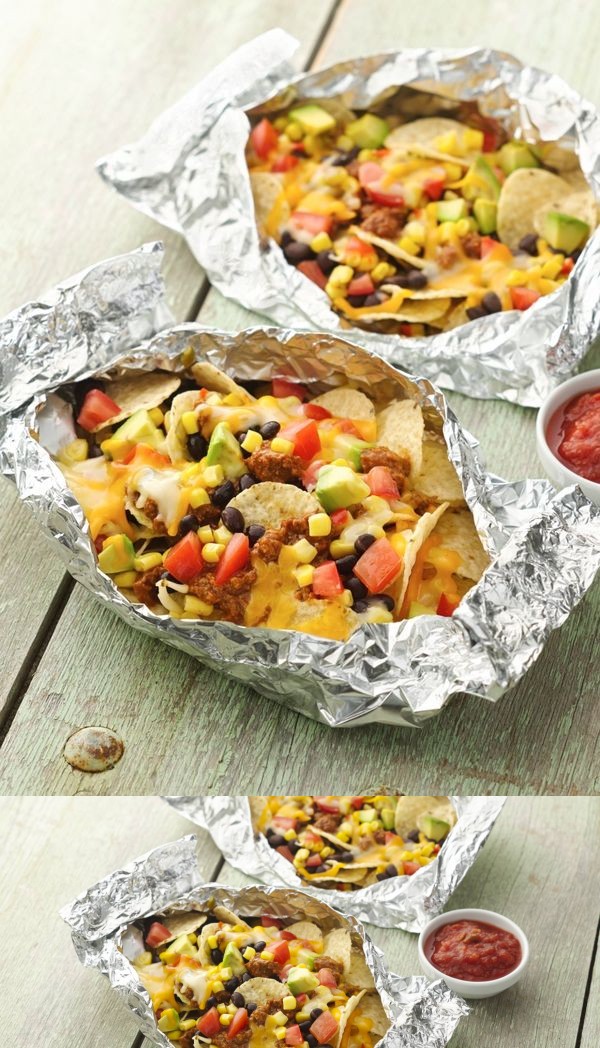 Grilled Tex-Mex Nacho Foil Packs