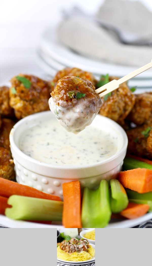 Guest Post: Buffalo Chicken Meatballs