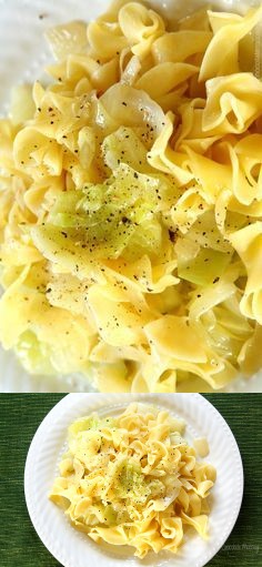 Haluski (Cabbage and Noodles