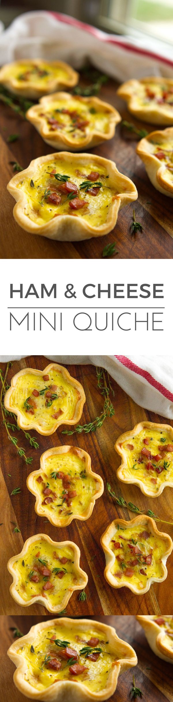 Ham & Cheese Mini Quiche