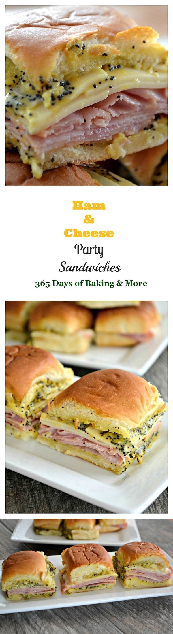 Ham and Cheese Party Sandwiches