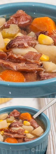 Ham, Potato, Vegetable Soup