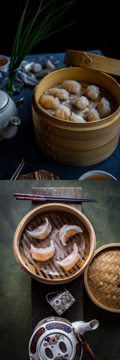 Har gow (shrimp dumplings (25-30 dumplings