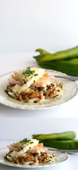 Hatch Chile Hash Brown Eggs Benedict