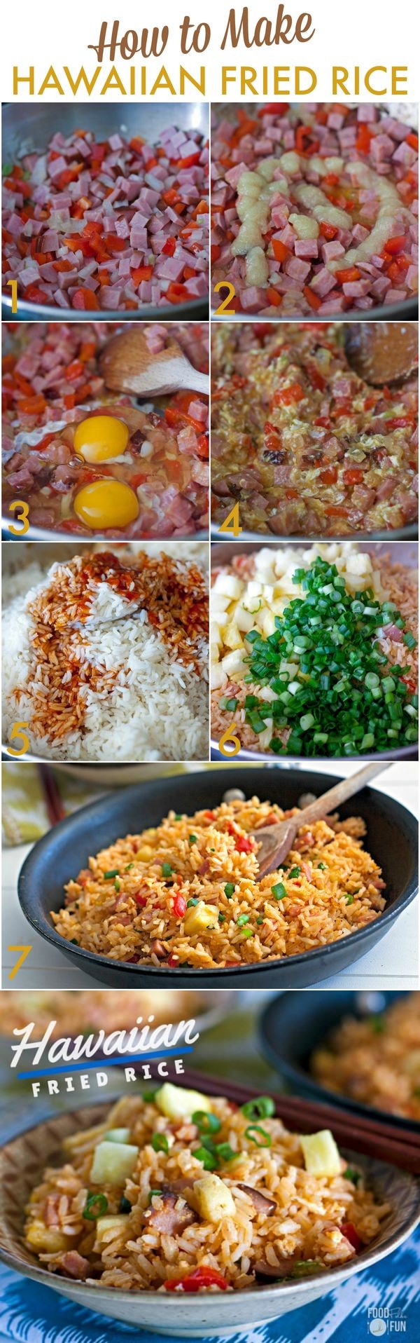 Hawaiian Fried Rice – a Leftover Ham