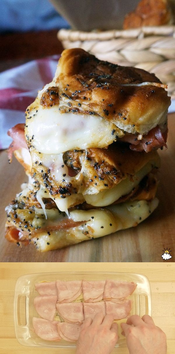 Hawaiian Ham And Cheese Sliders