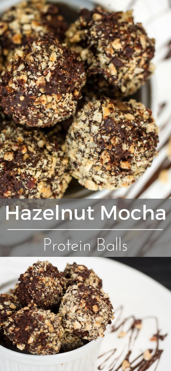 Hazelnut Mocha Protein Bites