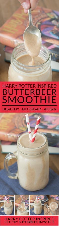 Healthy Butterbeer Smoothie