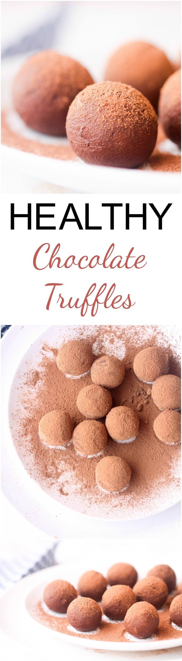 Healthy Chocolate Truffles