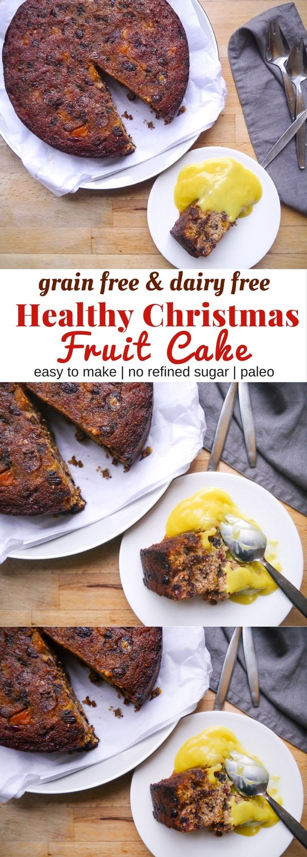 Healthy Christmas Fruit Cake (Grain-free