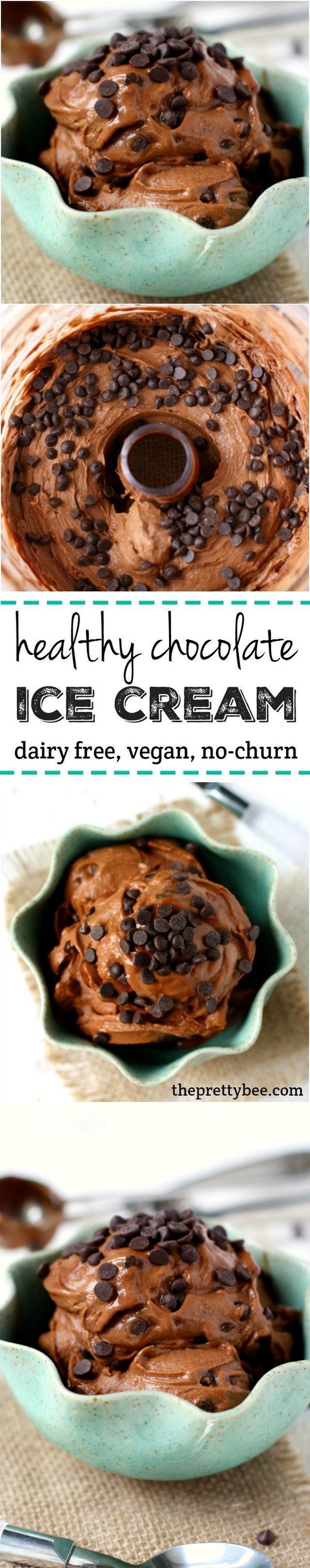 Healthy Double Chocolate Ice Cream