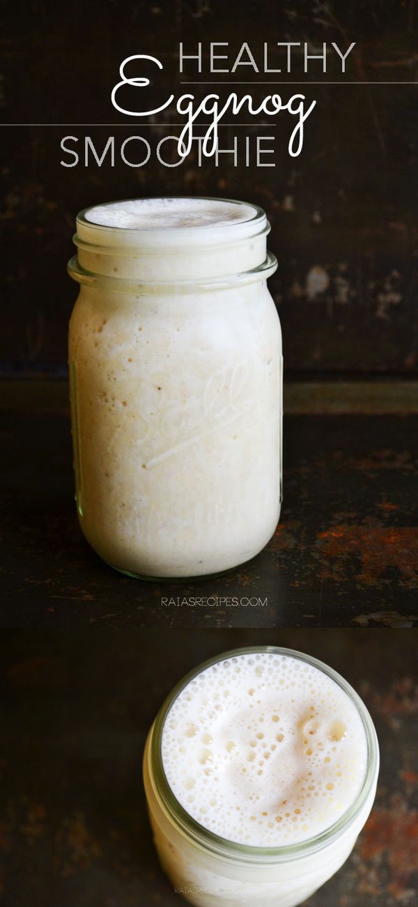 Healthy Eggnog Smoothie