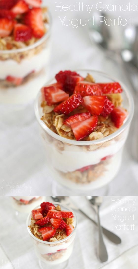 Healthy Granola Yogurt Parfait