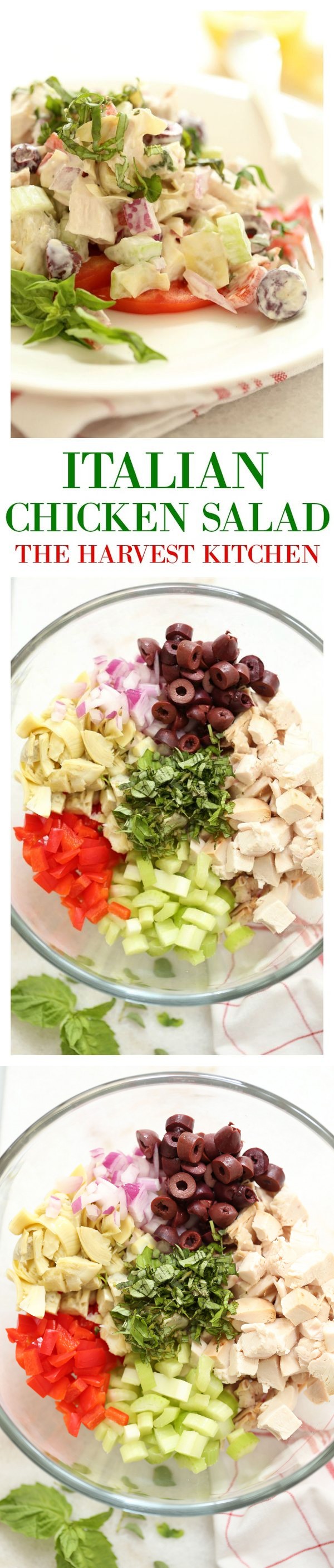 Healthy Italian Chicken Salad