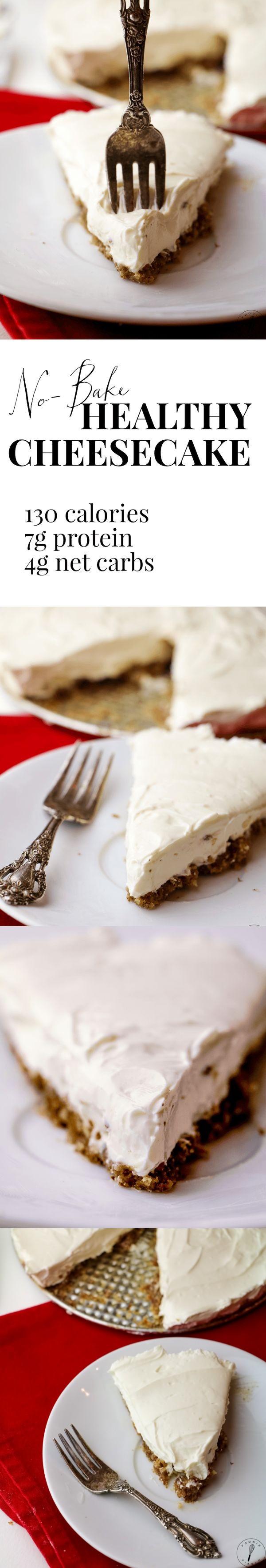 Healthy No Bake Cheesecake