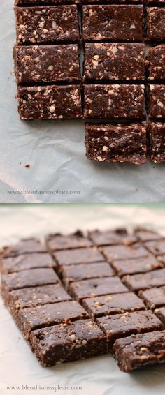 Healthy No-bake Snack Bars