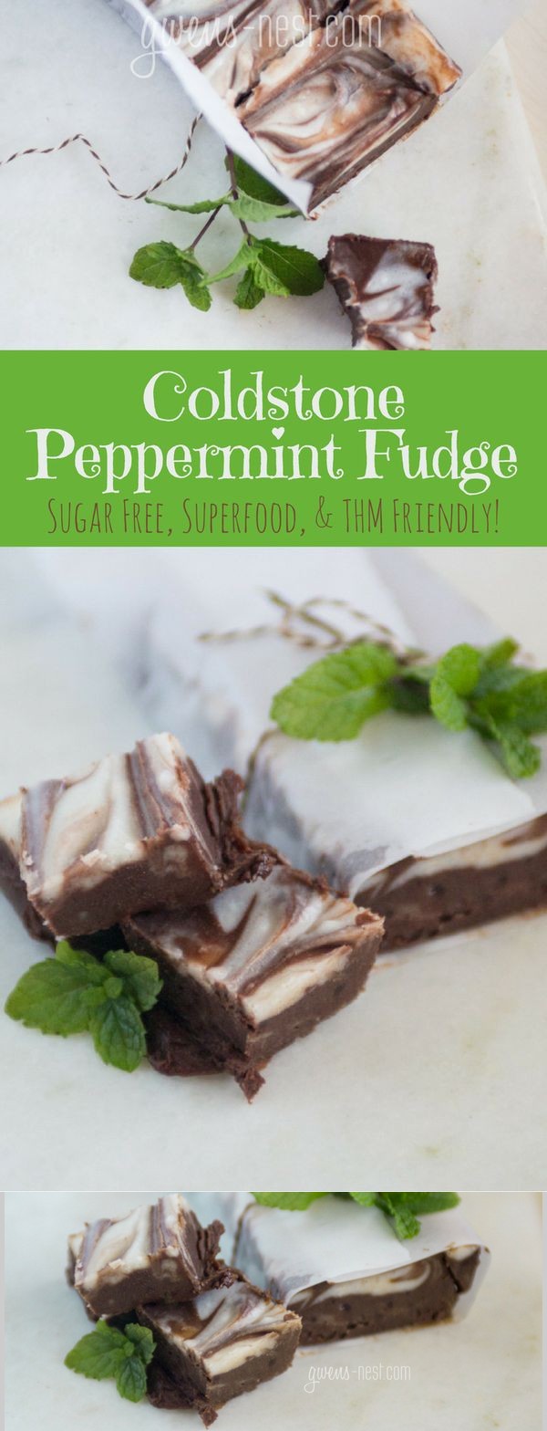 Healthy Peppermint Fudge