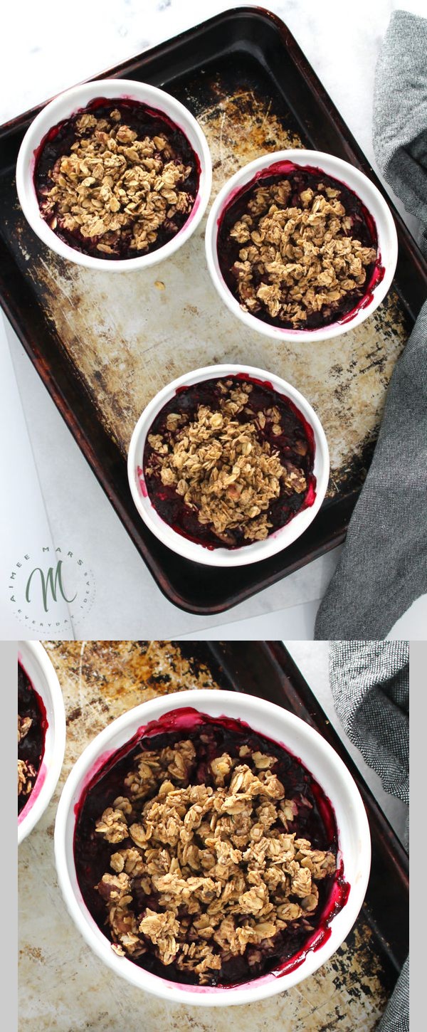 Healthy Raspberry Crisp