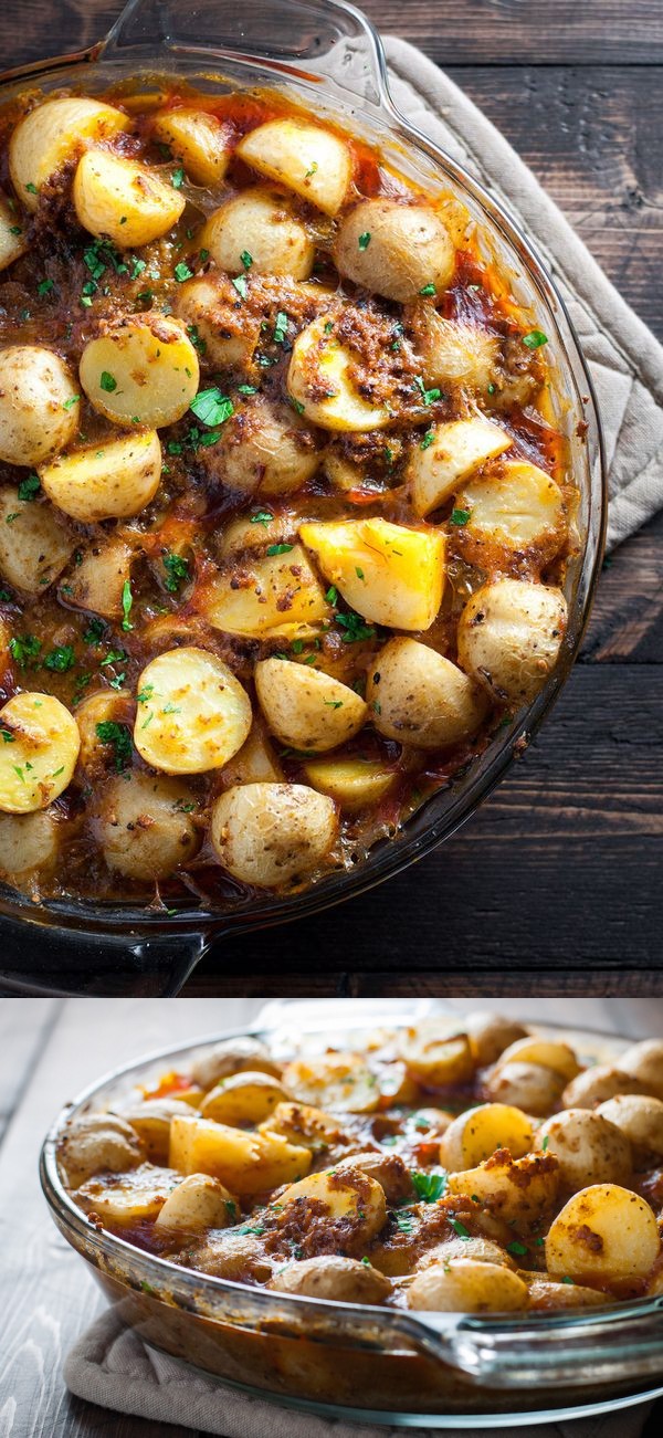 Hearty Vegan Spanish Potatoes