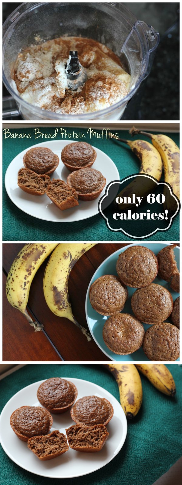 High Protein Banana Muffins