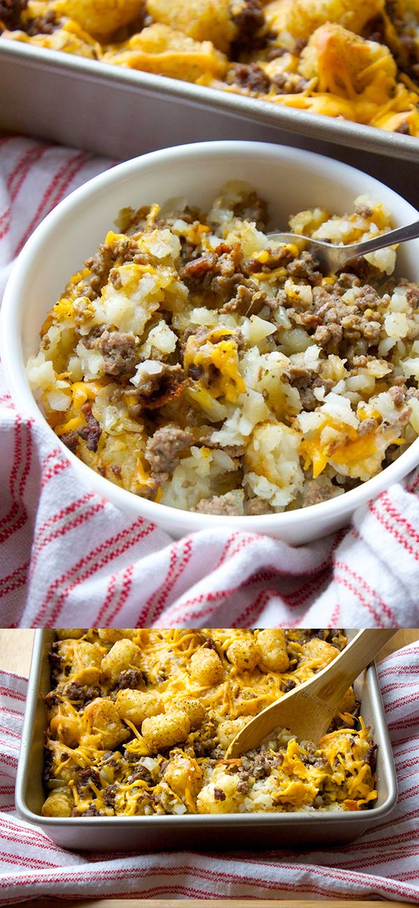 Hillbilly Hamburger Casserole