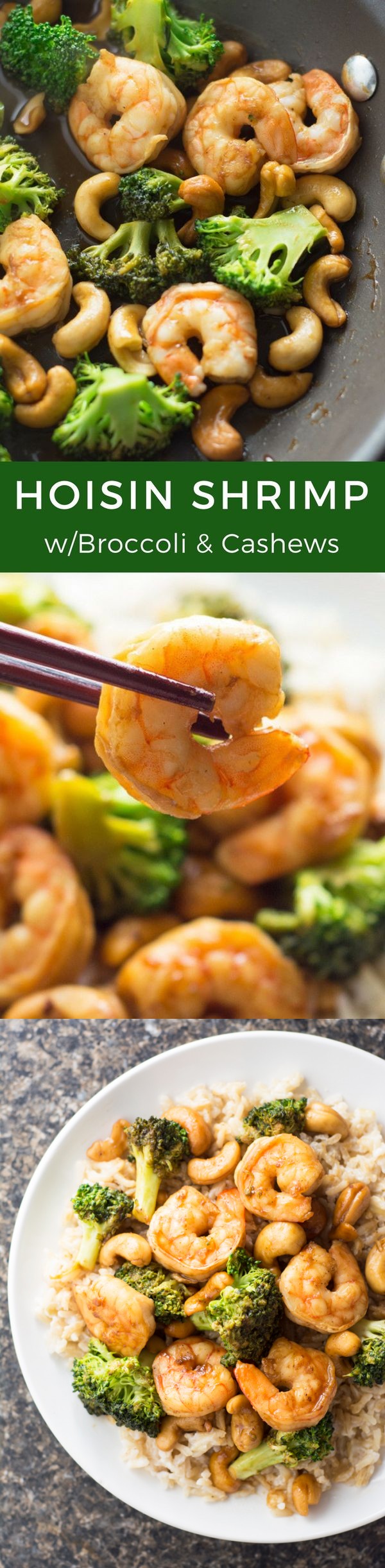 Hoisin Shrimp with Broccoli and Cashews