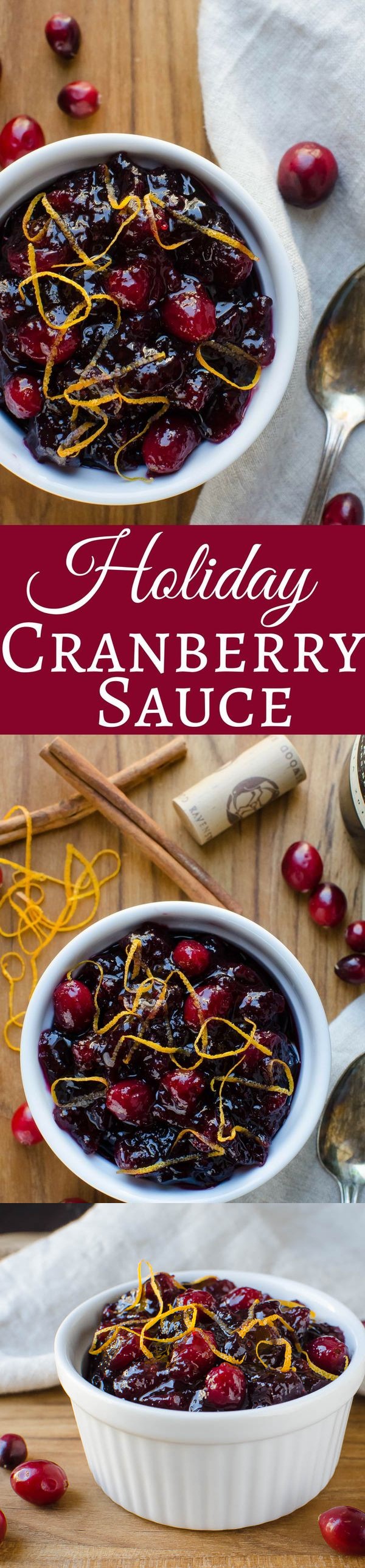 Holiday cranberry sauce