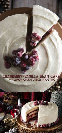 Holiday Party Tips and a Killer Cranberry Vanilla Bean Cake