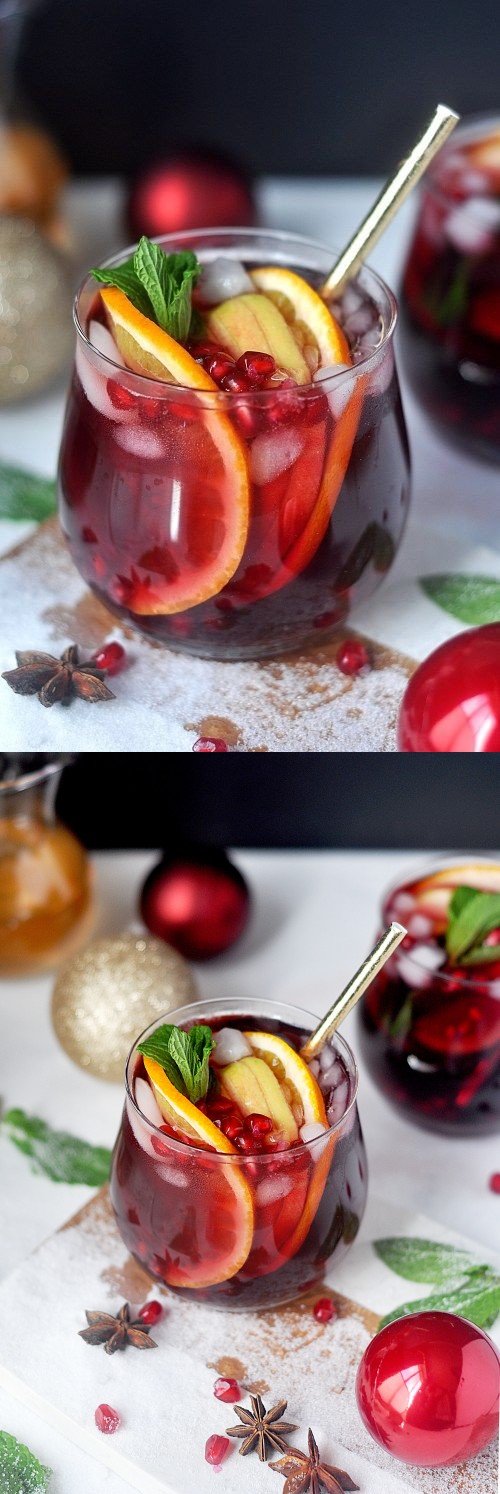 Holiday-Spiced Winter Sangria