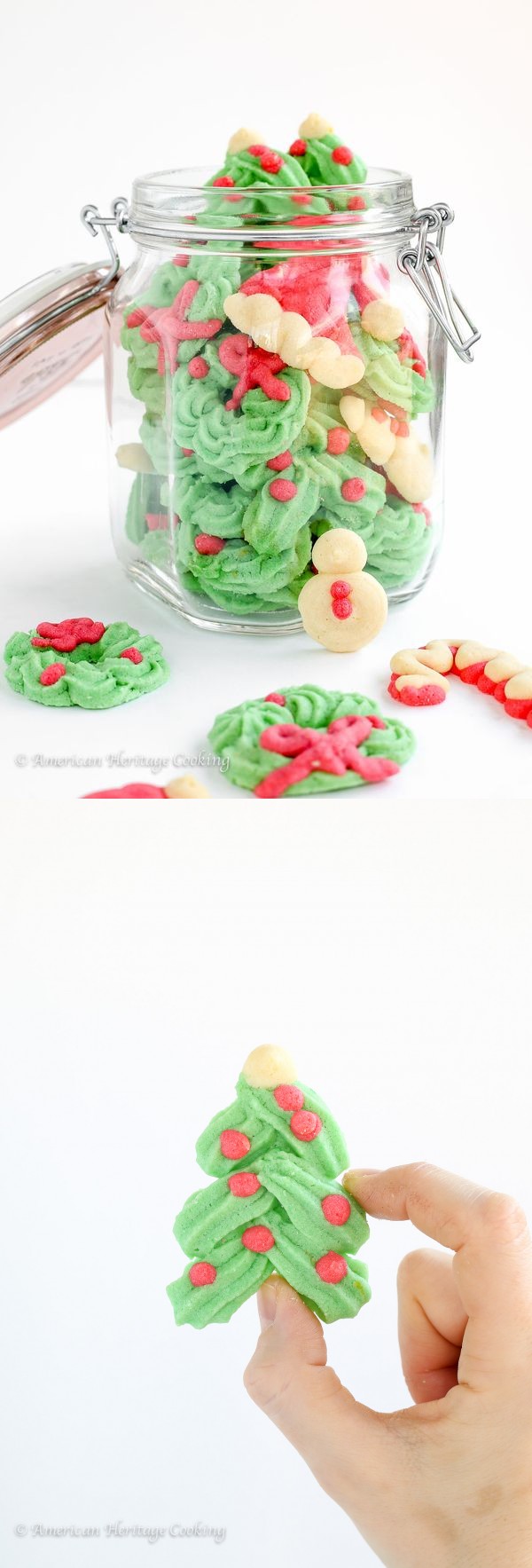 Holiday Spritz Cookies