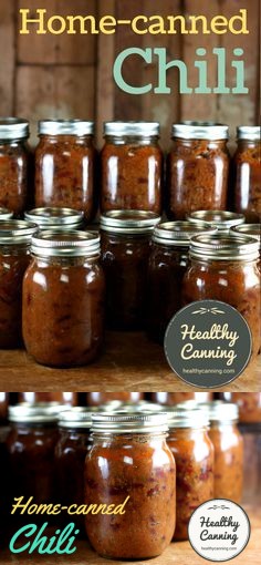 Home Canned Chili