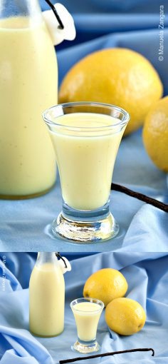 Home-made Crema di Limoncello