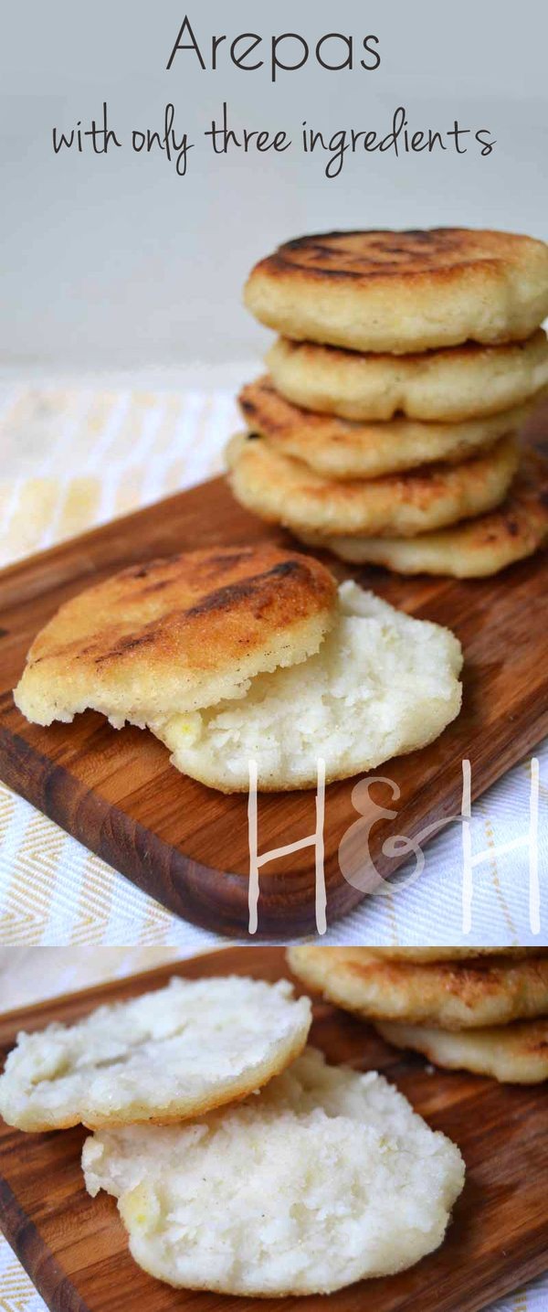 Homemade arepas