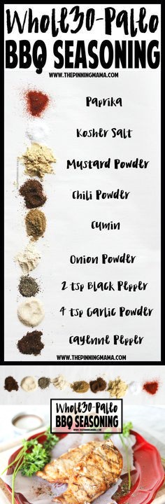 Homemade Barbecue Seasoning Mix (Paleo + Whole30