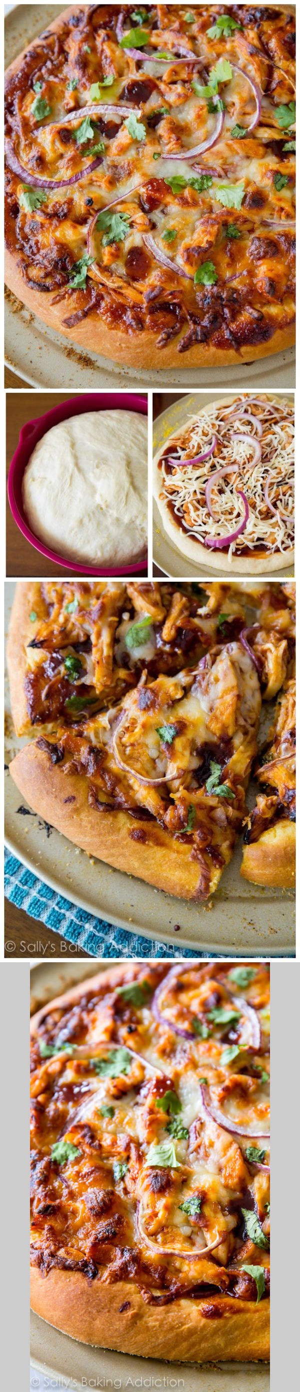 Homemade BBQ Chicken Pizza