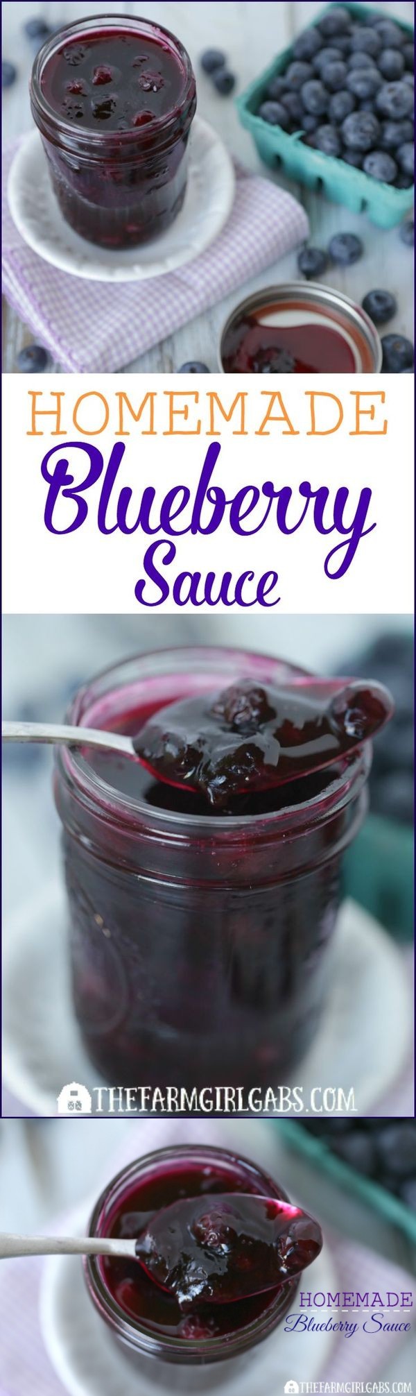 Homemade Blueberry Sauce