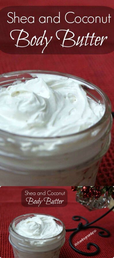 Homemade Body Butter with Shea and Coconut