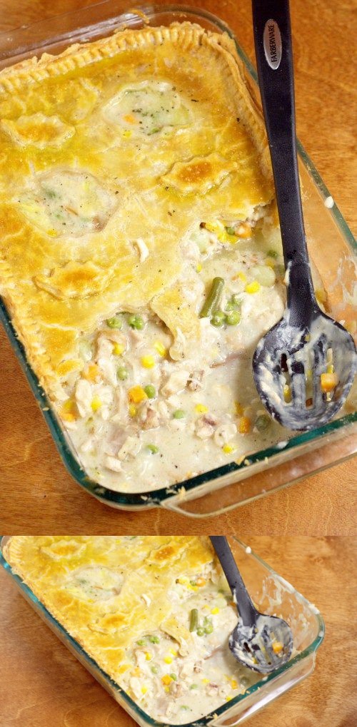 Homemade Chicken Pot Pie Casserole