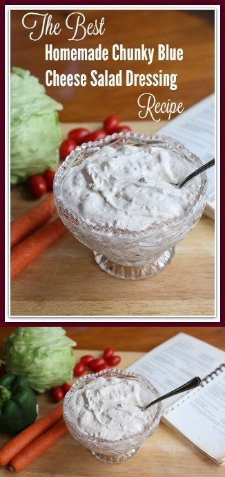 Homemade Chunky Blue Cheese Dressing