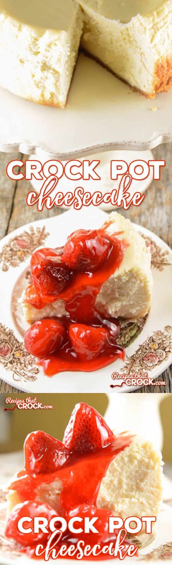 Homemade Crock Pot Cheesecake