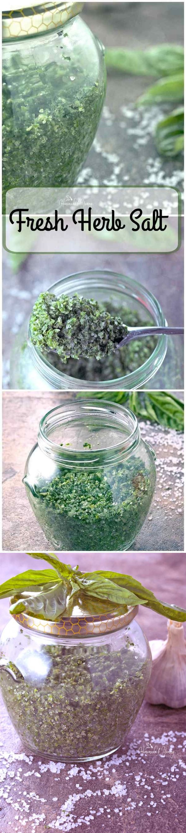 Homemade Fresh Herb Salt