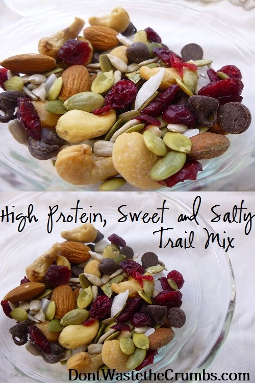 Homemade High Protein Sweet & Salty Trail Mix