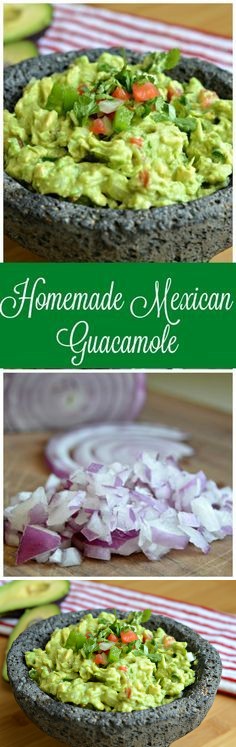 Homemade Mexican Guacamole