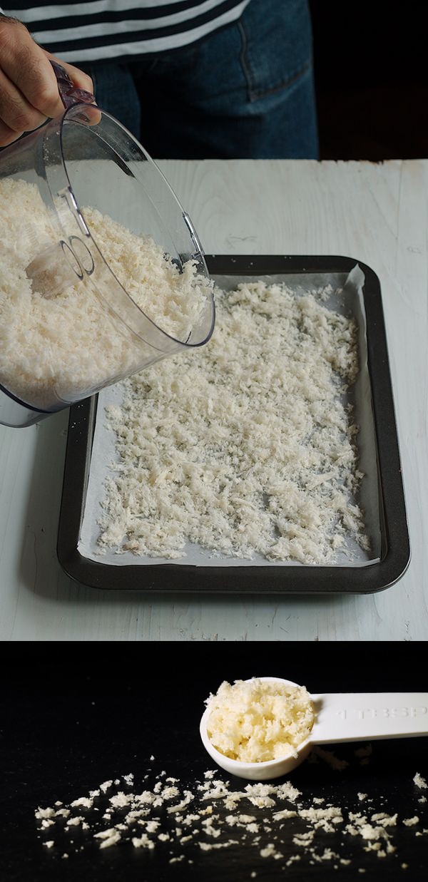 Homemade Panko bread criumbs