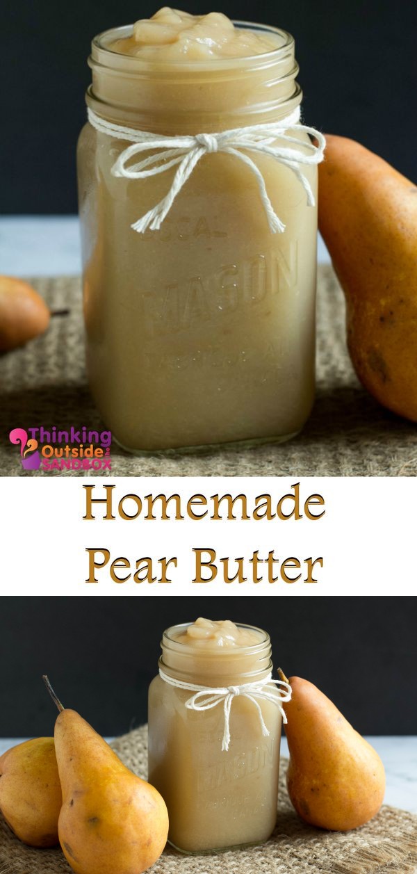 Homemade Pear Butter