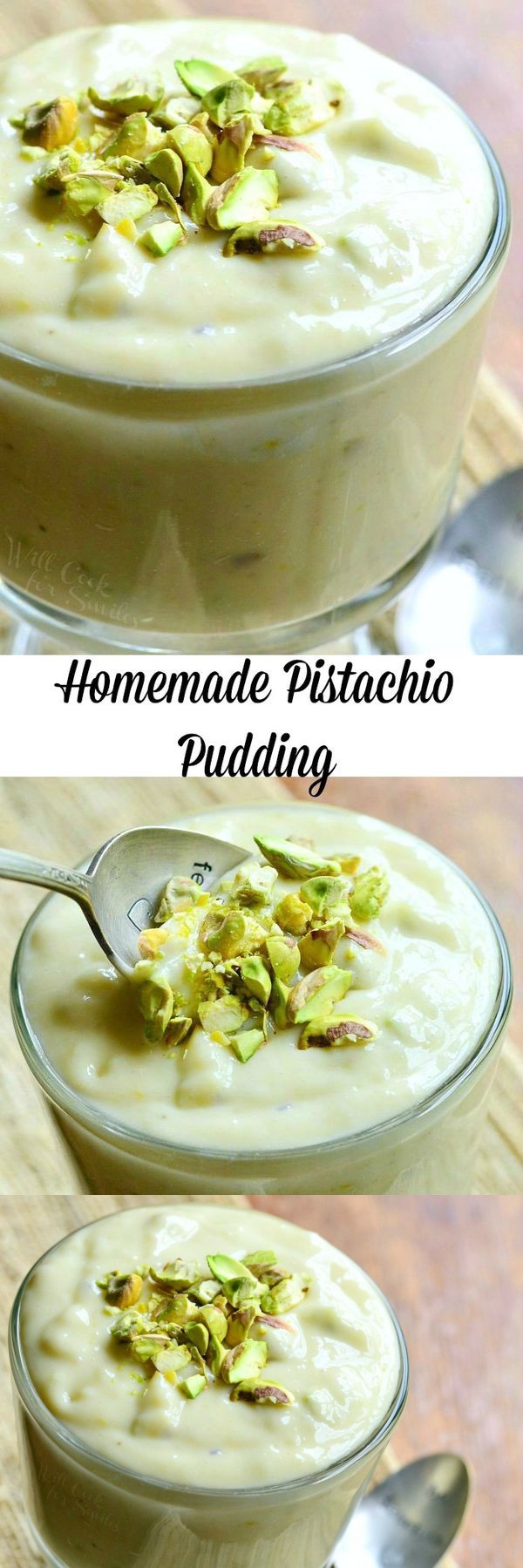 Homemade Pistachio Pudding