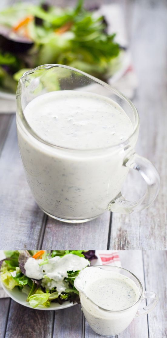 Homemade Ranch Dressing from Scratch