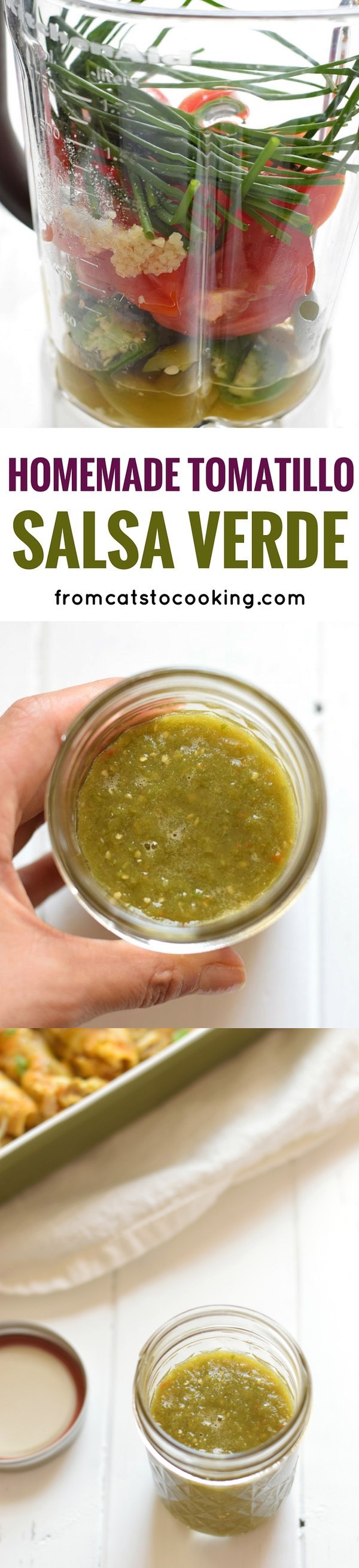 Homemade Tomatillo Salsa Verde