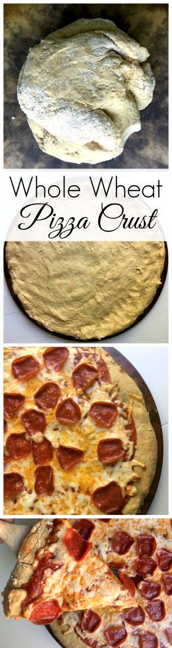 Homemade Whole Wheat Pizza Crust