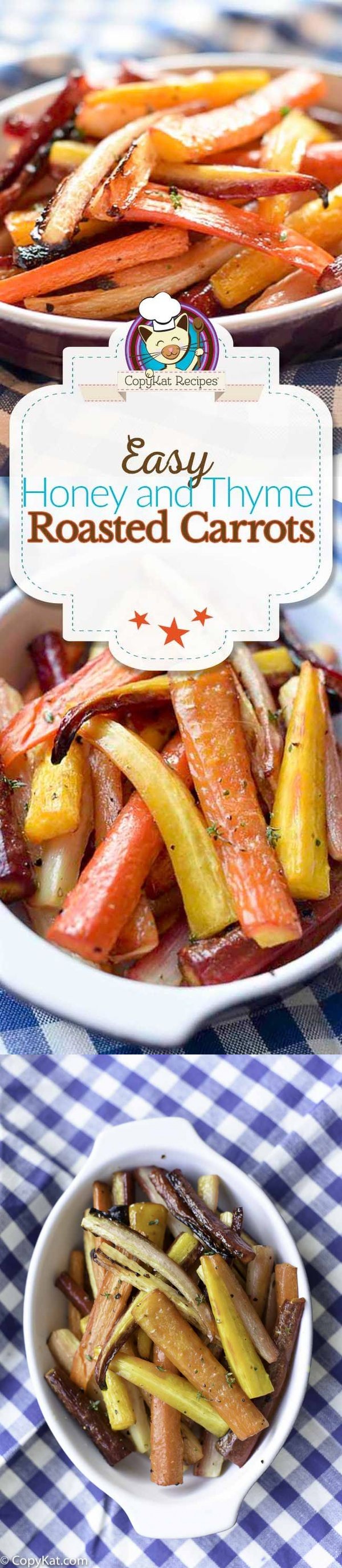 Honey and Thyme Roasted Carrots